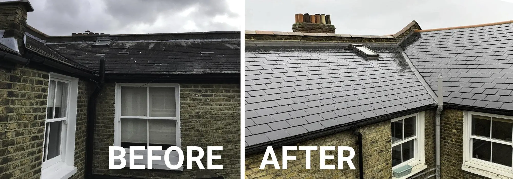 slate roof repair London materials comparing Welsh and Spanish natural slate